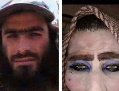 Αποτυχημένες γυναικείες μεταμφιέσεις τζιχαντιστών του ISIS - Βάφτηκαν αλλά ξέχασαν τα … μούσια! (φωτό, βίντεο)